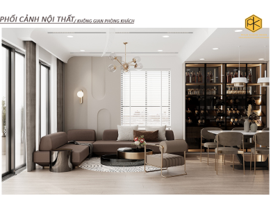 PHỐI CẢNH 3D_ NỘI THẤT CĂN HỘ PENHOUSE