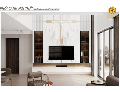PHỐI CẢNH 3D_ NỘI THẤT CĂN HỘ PENHOUSE