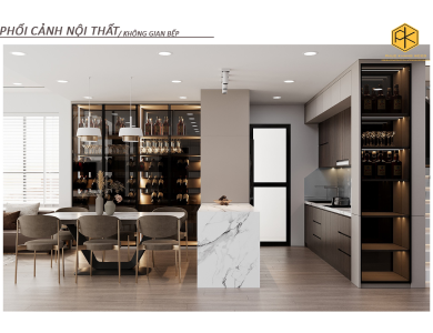 PHỐI CẢNH 3D_ NỘI THẤT CĂN HỘ PENHOUSE
