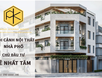Phối cảnh nội thất nhà phố chủ đầu từ Lê Nhất Tâm
