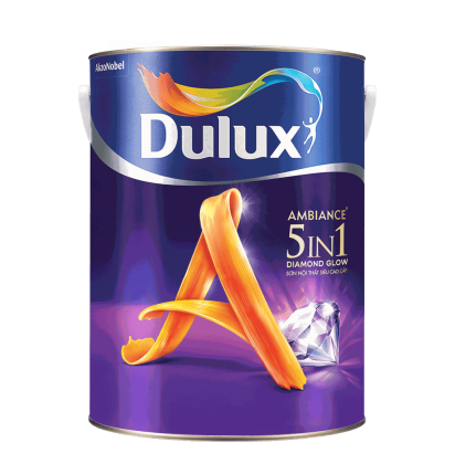 SƠN NỘI THẤT DULUX AMBIANCE 5IN1 DIMOND GLOW SIÊU BÓNG