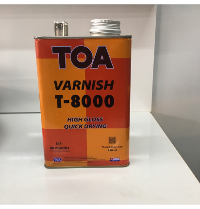 DẦU BÓNG CAO CẤP TOA T-8000 lon 1L