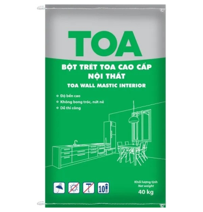 Bột trét nội thất cao cấp Toa Wall Mastic