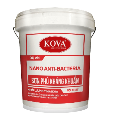 SƠN NỘI THẤT KHÁNG KHUẨN SIÊU CAO CẤP KOVA NANO ANTI-BACTERIA