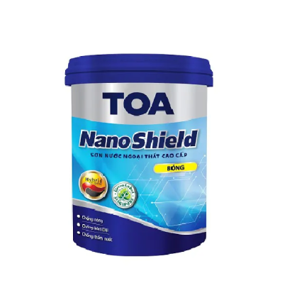 SƠN NGOẠI THẤT CAO CẤP TOA NANOSHIELD BÓNG