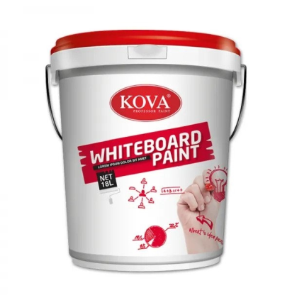 Sơn viết bảng Kova màu trắng bộ 1Kg