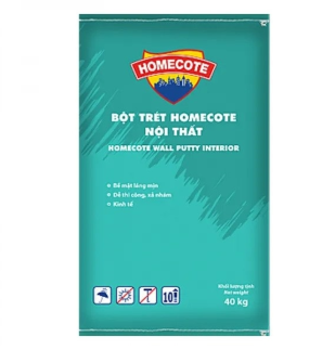 Bột trét nội thất cao cấp Toa Homecote